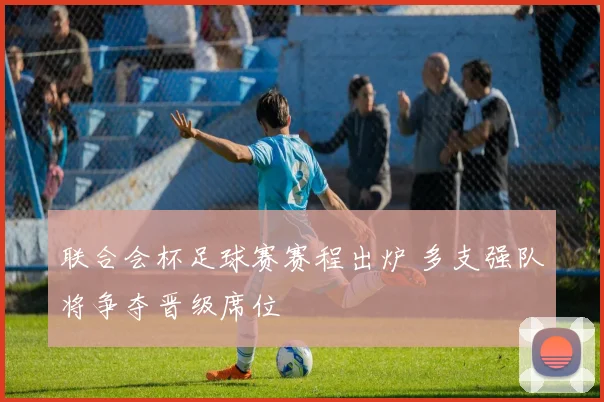 联合会杯足球赛赛程出炉 多支强队将争夺晋级席位